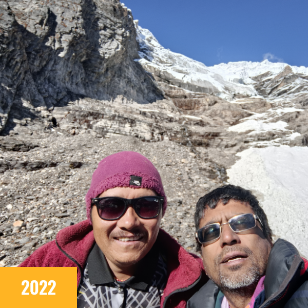 Anindya Mukherjee and Lakpa Sherpa
