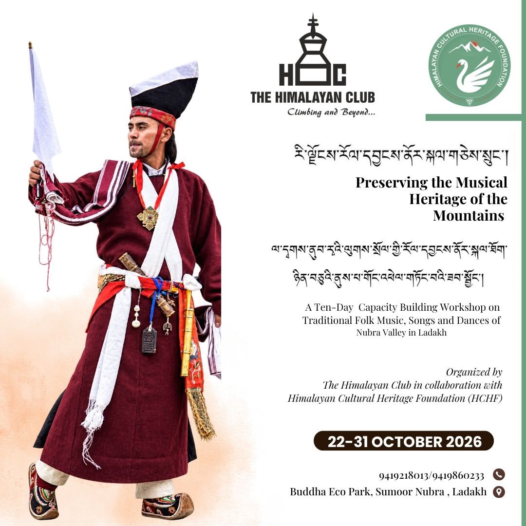 Capacity Building Workshop On Musical Heritage Of Nubra Valley, Ladakh